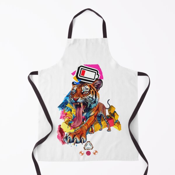 Item preview, Tired Tiger – Low Battery Energy designed and sold by m-yoga-store.