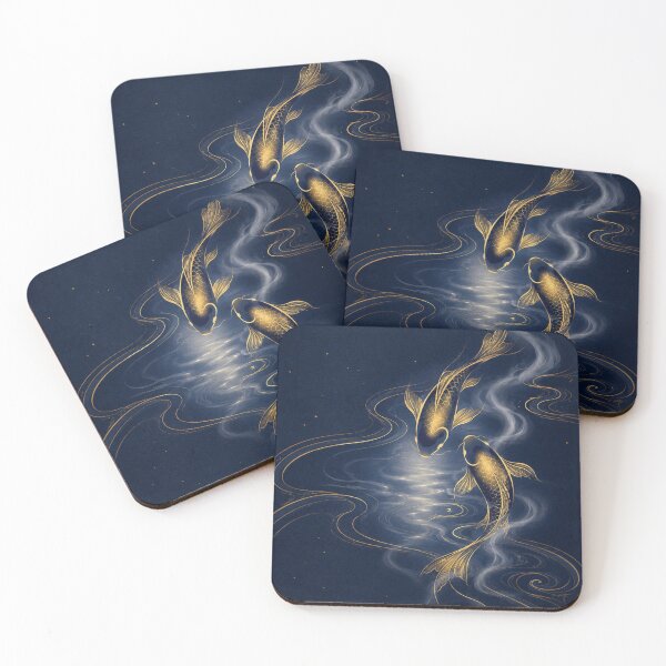 Item preview, Golden Koi Reflection designed and sold by YugenWaveShadow.