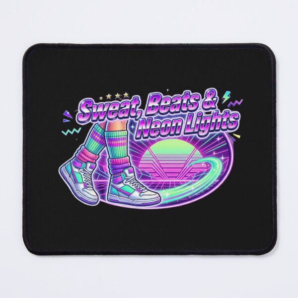 Item preview,  Sweat Beats Neon Lights Retro Sneakers Synthwave Vintry Off designed and sold by VintryOff.