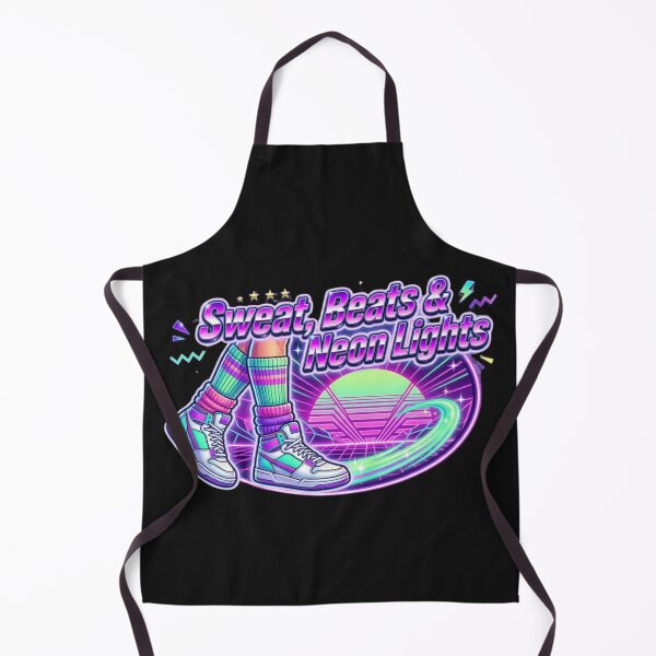 Item preview,  Sweat Beats Neon Lights Retro Sneakers Synthwave Vintry Off designed and sold by VintryOff.