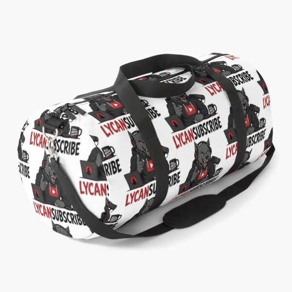 Item preview, LYCANSUBSCRIBE! | Werewolf Podcaster/YouTuber Like and Subscribe Pun Halloween Print designed and sold by ShirtRemarks.
