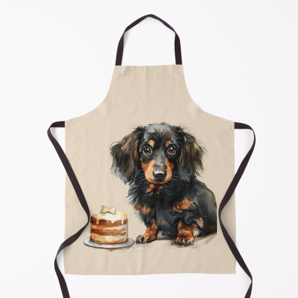 Item preview, Sweet Dachshund with Birthday Treat designed and sold by Erika Kaisersot.