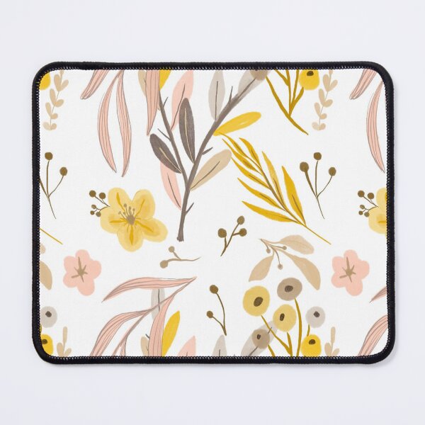Item preview, Soft Yellow Botanical Pattern – Watercolour Wildflower Design designed and sold by My Gluten Free Life UK.