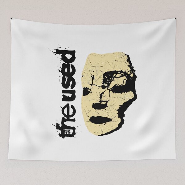 Item preview, Grungy Vertical Text Face Art Wearable designed and sold by NeonMashup.