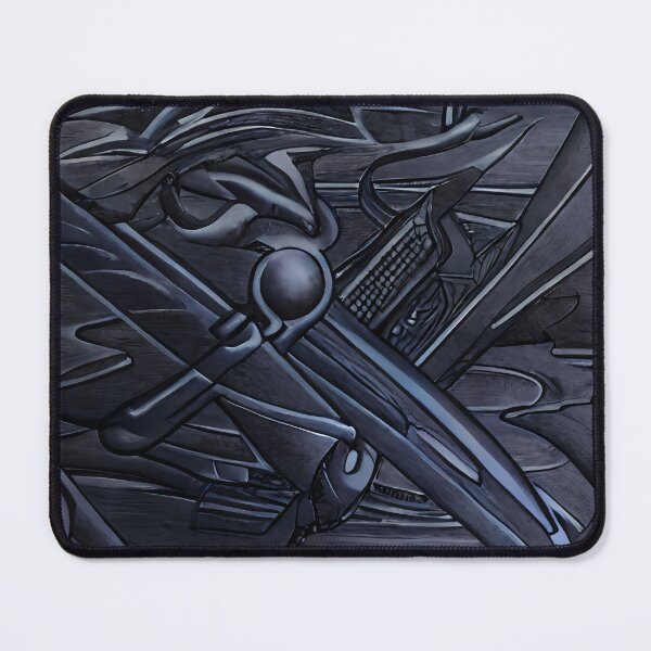 Item preview, Dark Blue Horus Blade Orb Chain Night Surreal Abstract Art designed and sold by YugenWorkshop.