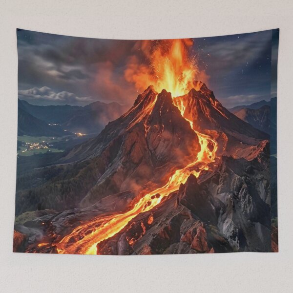 Item preview, Volcano  designed and sold by AwesomeDigiShop.