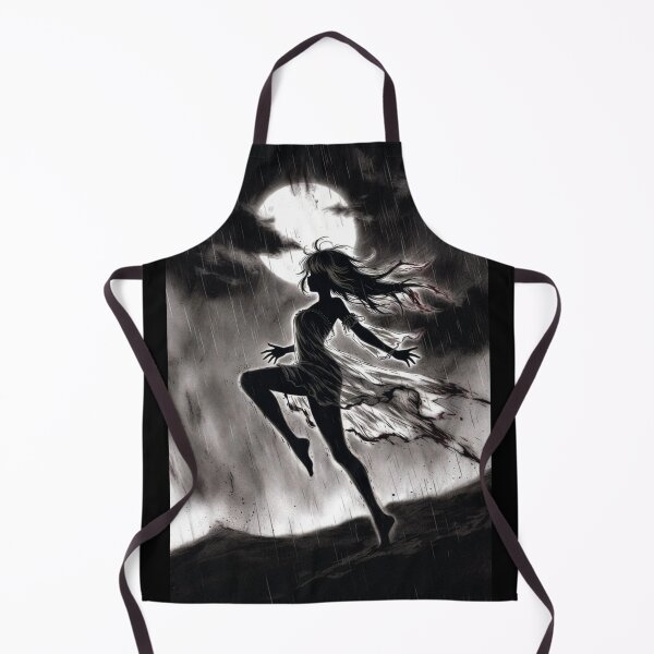 Item preview, Moonlight Dance in the Rain, Anime Silhouette designed and sold by Amber Sky Creations.