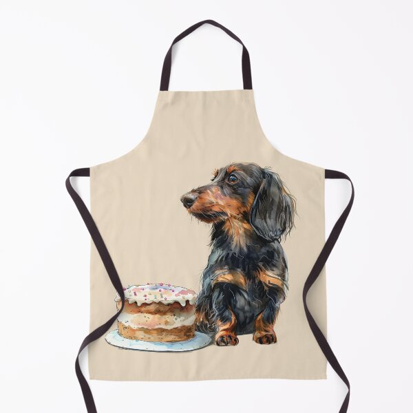 Item preview, Celebration Dachshund with Cake designed and sold by Erika Kaisersot.