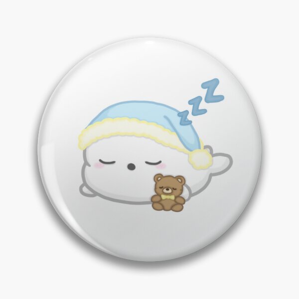 Item preview, Cute Sleepy Beluga Whale Sticker designed and sold by Belugaverse.