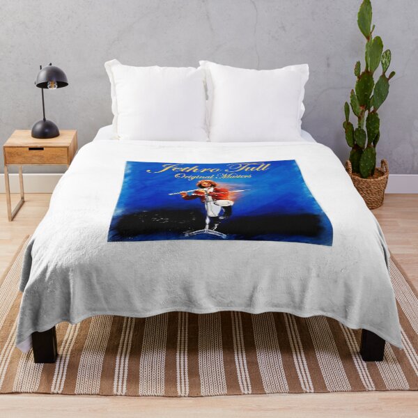 Item preview, Classic Rock Flute Player Blue Artwork designed and sold by NeonMashup.