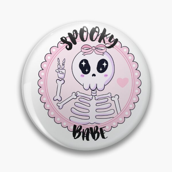 Item preview, spooky babe cute pink kawaii goth halloween graphic designed and sold by pasteldreams26.