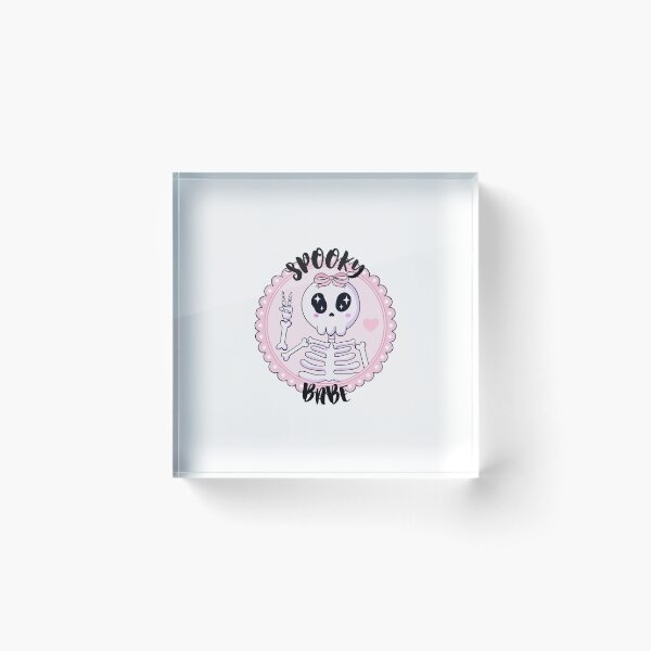Item preview, spooky babe cute pink kawaii goth halloween graphic designed and sold by pasteldreams26.