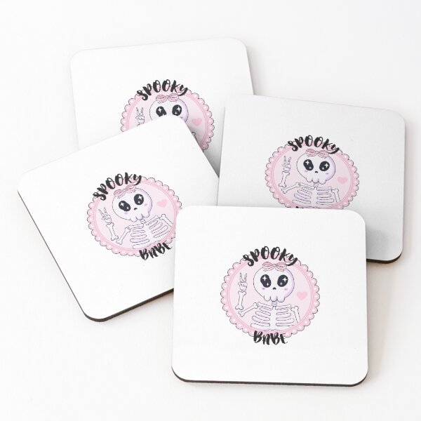 Item preview, spooky babe cute pink kawaii goth halloween graphic designed and sold by pasteldreams26.