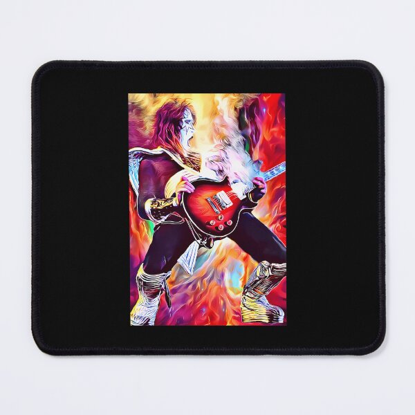 Item preview, Psychedelic Rock Guitarist Fire Art designed and sold by MagicEagleStore.