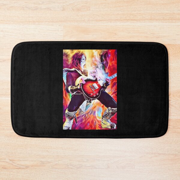 Item preview, Psychedelic Rock Guitarist Fire Art designed and sold by MagicEagleStore.