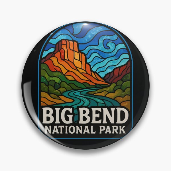 Item preview, Big Bend Texas Travel Stained Glass Art designed and sold by TomFrontierArt.