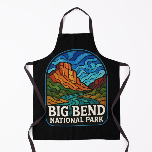 Item preview, Big Bend Texas Travel Stained Glass Art designed and sold by TomFrontierArt.