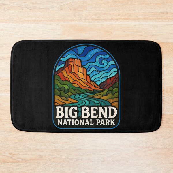 Item preview, Big Bend Texas Travel Stained Glass Art designed and sold by TomFrontierArt.