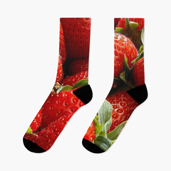 Item preview, Fresh Ripe Strawberries Macro Photography designed and sold by MariaAteva.