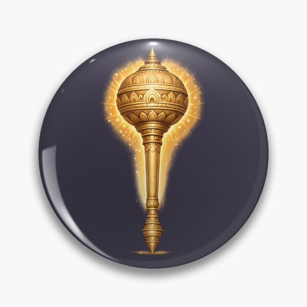 Artikelvorschau, Ayodhya-Tempel Hanuman Gada | Heiliges Hindu-Symbol entworfen und verkauft von hutofdesigns.