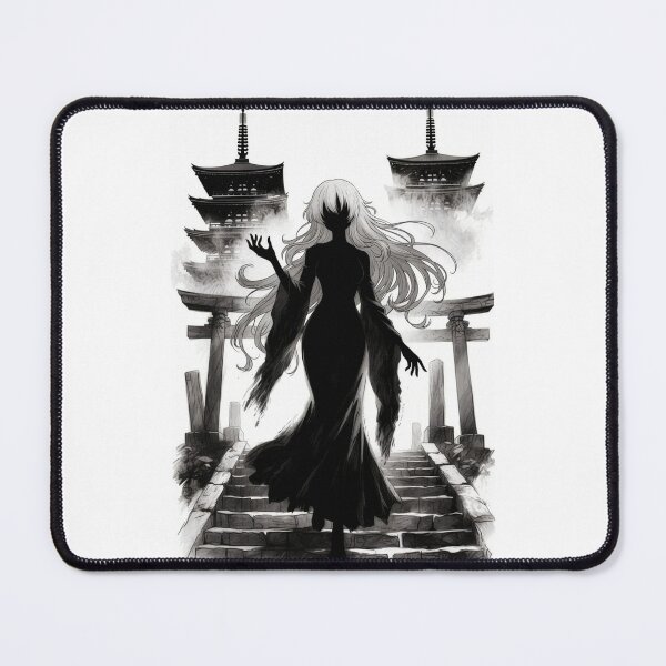 Item preview, Temple Ghost, Anime Silhouette at the Torii Gate designed and sold by Amber Sky Creations.