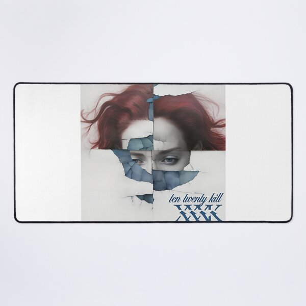 Item preview, Cracked Mosaic Woman Face Artwork designed and sold by NeonMashup.