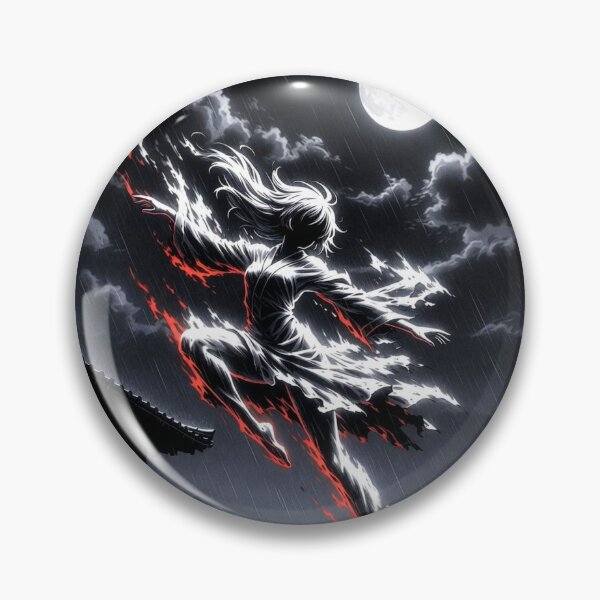 Item preview, Red Energy Leap, Anime Spirit in the Rain designed and sold by Amber Sky Creations.
