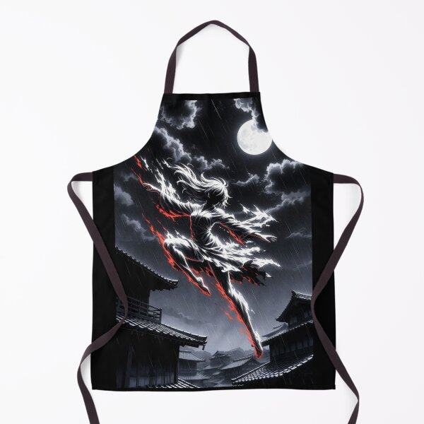 Item preview, Red Energy Leap, Anime Spirit in the Rain designed and sold by Amber Sky Creations.