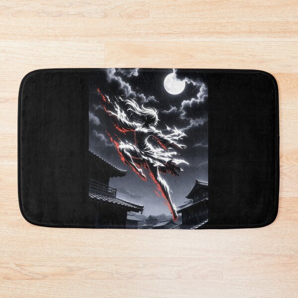 Item preview, Red Energy Leap, Anime Spirit in the Rain designed and sold by Amber Sky Creations.