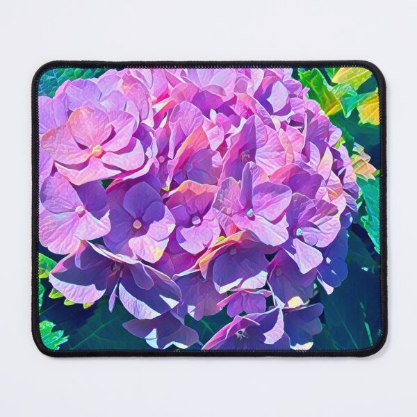 Item preview, Impressionist Purple Hydrangea Flower Digital Illustration designed and sold by BalkanBloom.