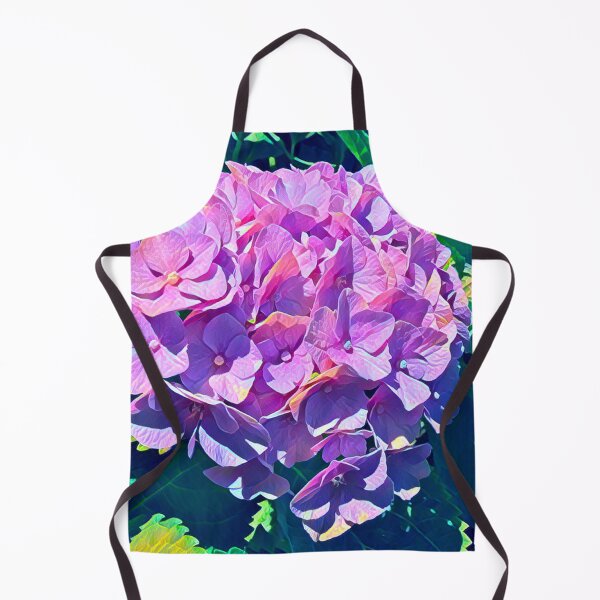 Item preview, Impressionist Purple Hydrangea Flower Digital Illustration designed and sold by BalkanBloom.