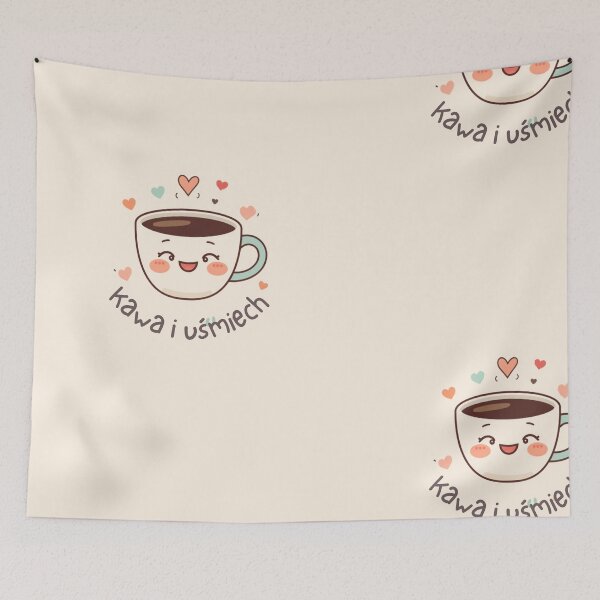 Item preview, Cute Kawaii Coffee Cup with Hearts Illustration designed and sold by Girlsale.