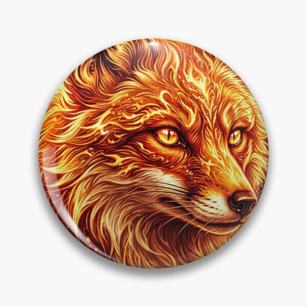 Item preview, Solar Flare Fox Cosmic Fire Wildlife T-Shirt for Fantasy and Space Art Fans designed and sold by MERAKISL.