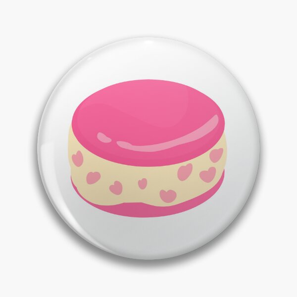 Item preview, Cute Pink Kawaii Macaron Sticker Transparent Background designed and sold by NadDot.