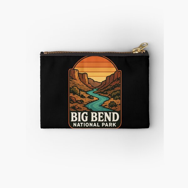 Item preview, Big Bend National Park Texas Travel Retro designed and sold by TomFrontierArt.