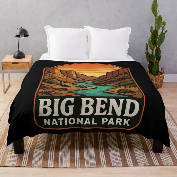 Item preview, Big Bend National Park Texas Travel Retro designed and sold by TomFrontierArt.