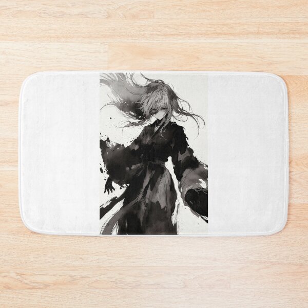 Item preview, Ink and Shadow, Anime Girl in Black designed and sold by Amber Sky Creations.