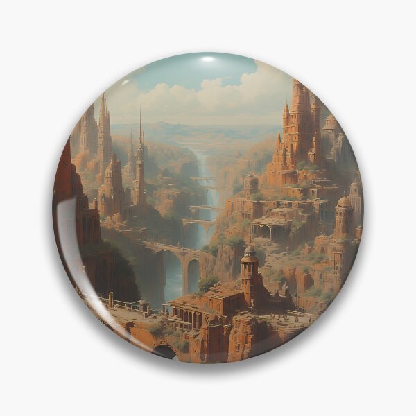 Item preview, Fantasy city in the mountains designed and sold by PrzemekDob.