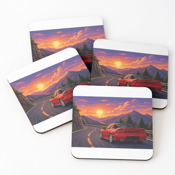 Item preview, classic Japanese car pixel art designed and sold by Traceursniper.