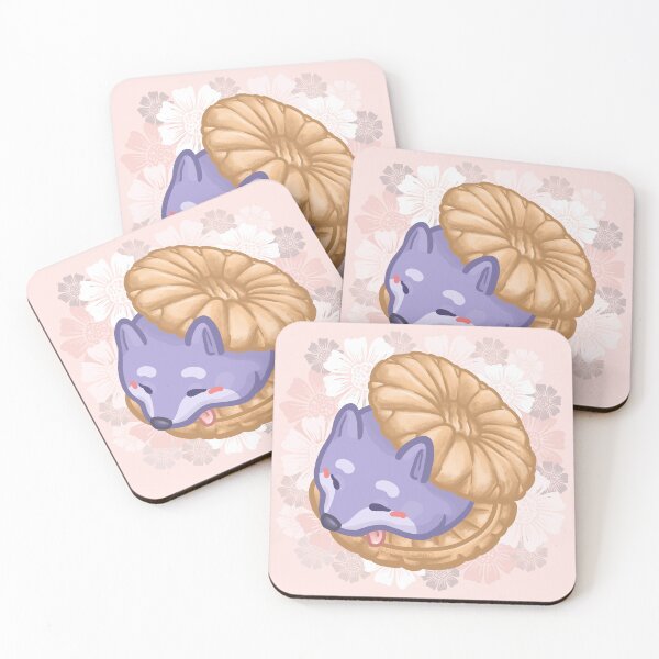 Item preview, Japanese Dessert Monaka Ice Cream Shiba Dog designed and sold by Khotekmei.