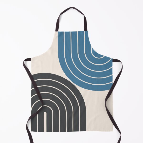 Item preview, Retro Arches Geometric Boho Throw Pillow in Summer Ocean Breeze Theme designed and sold by nineFlorals.