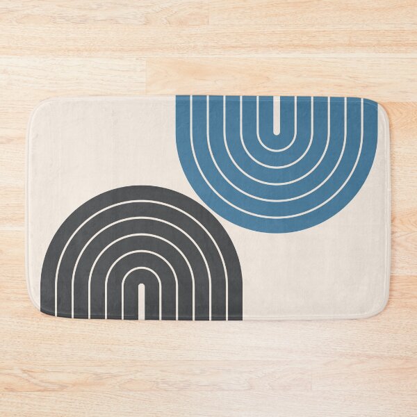 Item preview, Retro Arches Geometric Boho Throw Pillow in Summer Ocean Breeze Theme designed and sold by nineFlorals.