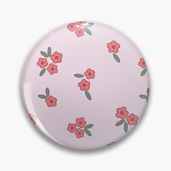 Item preview, Pink Floral Pattern on Lilac – Cute Cottagecore Seamless Design designed and sold by My Gluten Free Life UK.