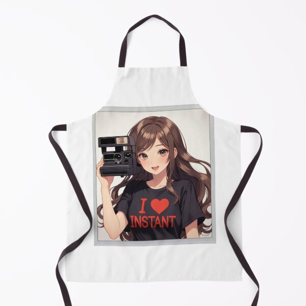 Item preview, Instant Photography Anime Girl I Love Instant Camera designed and sold by Amber Sky Creations.