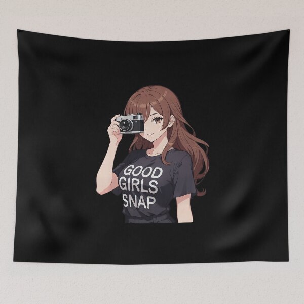 Item preview, Good Girls Snap Funny Film Photography Anime Girl designed and sold by Amber Sky Creations.