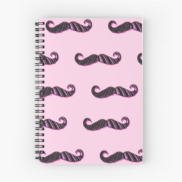 Item preview, Pink Mustache Pattern – Fun Retro Novelty Seamless Design designed and sold by My Gluten Free Life UK.