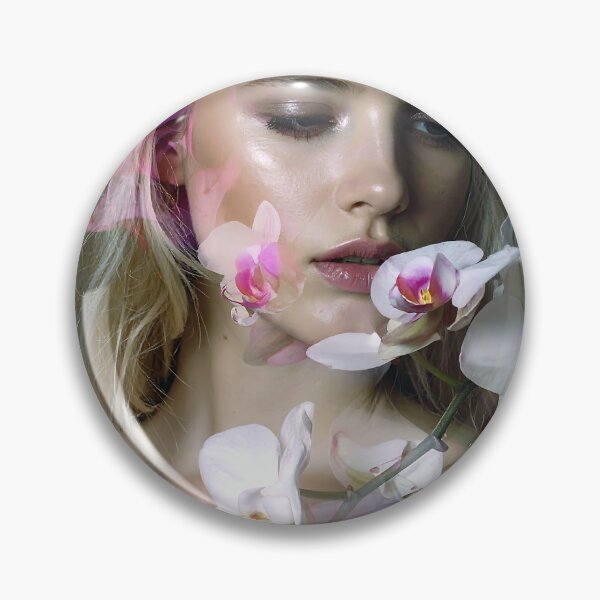 Item preview, Melancholy Orchid Blonde Portrait designed and sold by ToxicInkArt.