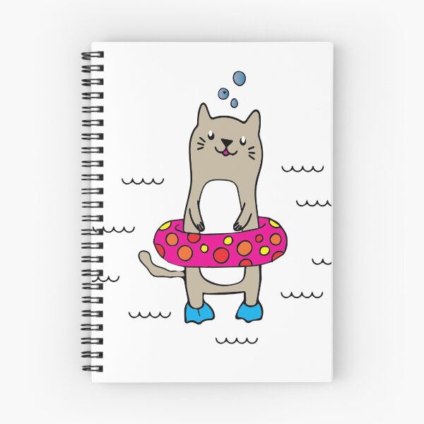 Item preview, Cat while swimming designed and sold by tarek25.