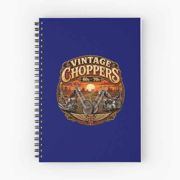 Item preview, Vintage Choppers 60s & 70s – Retro Biker Motorcycle Design designed and sold by VERYOLDROAD BY AXTON BROWNING .