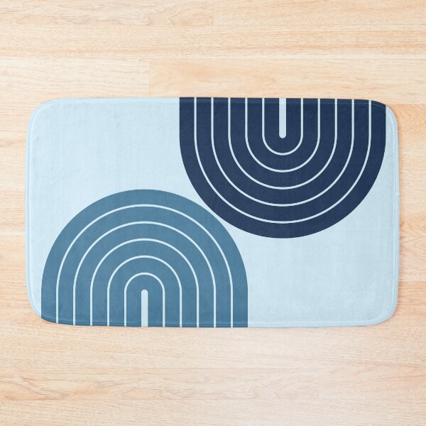 Item preview, Retro Arches Geometric Boho Throw Pillow in Ocean Breeze Theme designed and sold by nineFlorals.